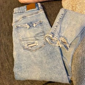 ✨AE destroyed curvy super high-rise jeggings